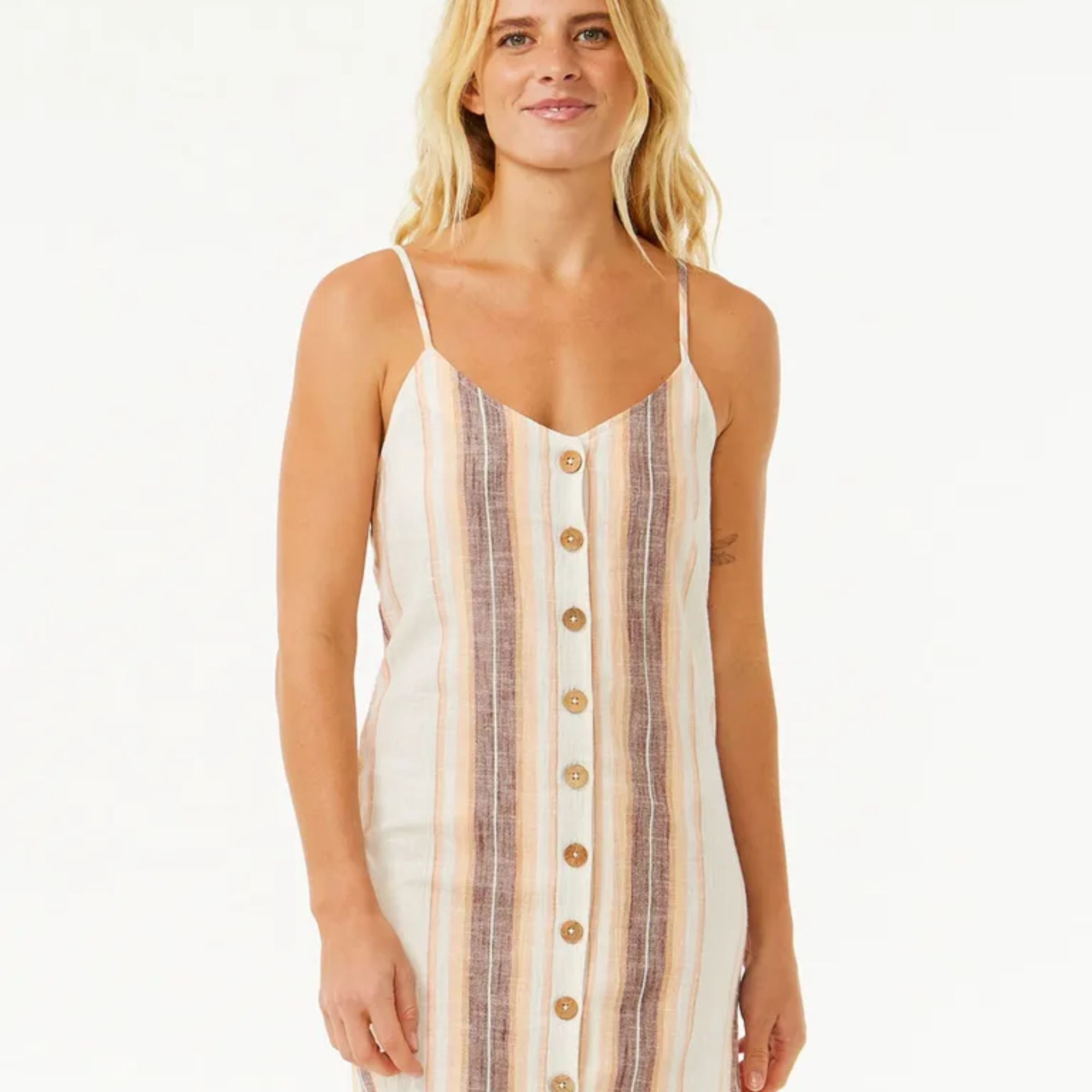 Ripcurl Classic Surf Stripe Button Up Dress | RIPCURL | Portwest - The Outdoor Shop