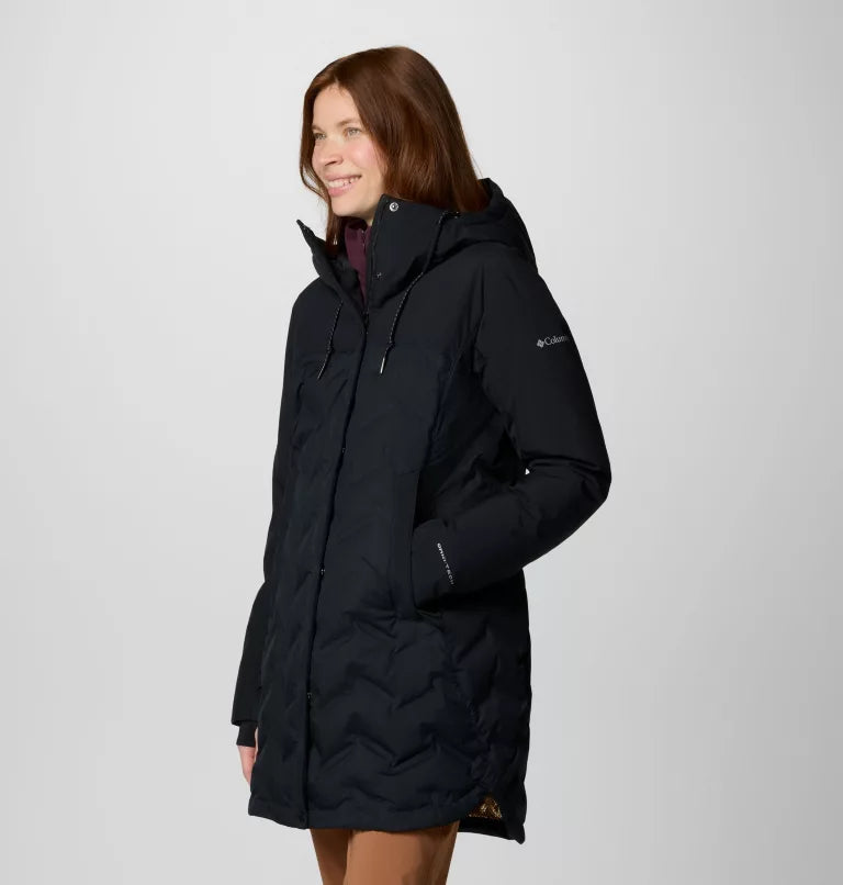 Women's Mountain Croo™ III Waterproof Hooded Mid Down Jacket | Columbia | Portwest - The Outdoor Shop