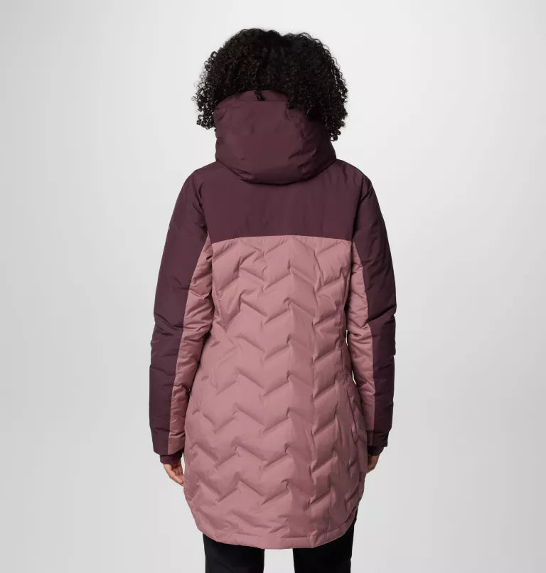 Women's Mountain Croo™ III Waterproof Hooded Mid Down Jacket | Columbia | Portwest - The Outdoor Shop