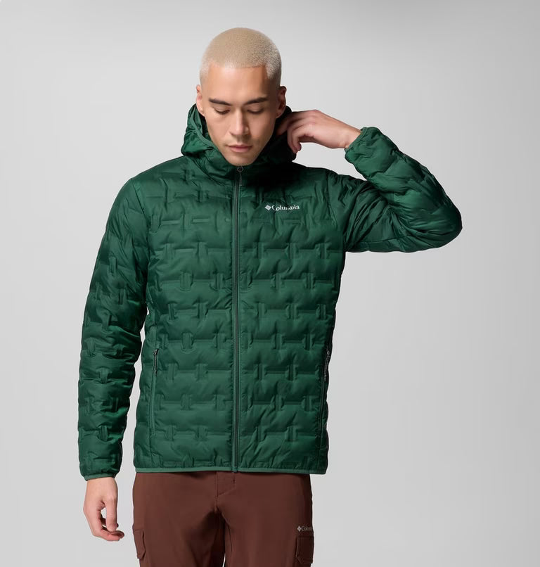 Men's Delta Ridge Down Hooded Jacket | Columbia | Portwest - The Outdoor Shop