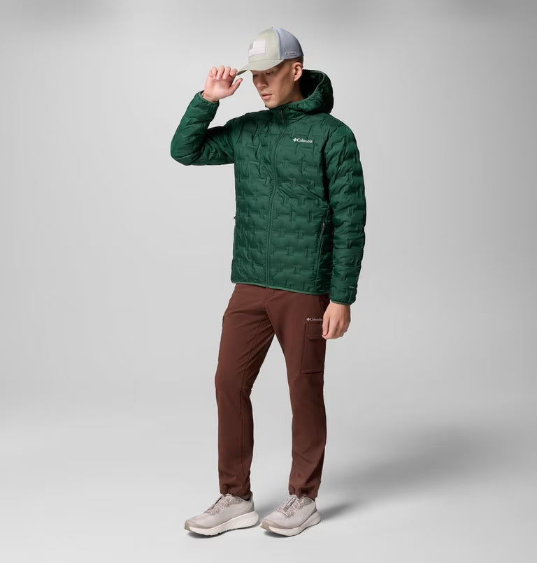 Men's Delta Ridge Down Hooded Jacket | Columbia | Portwest - The Outdoor Shop