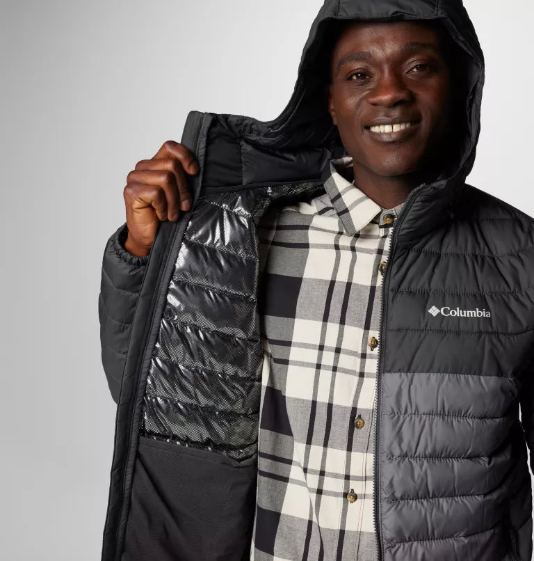 Men’s Powder Lite™ II Hooded Insulated Jacket | Columbia | Portwest - The Outdoor Shop