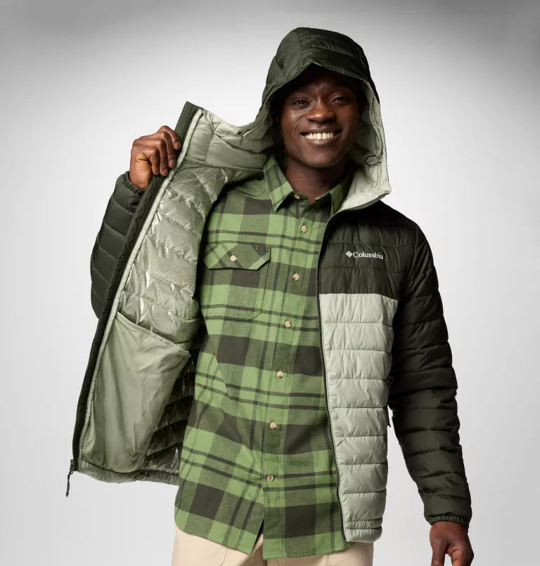 Men’s Powder Lite™ II Hooded Insulated Jacket | Columbia | Portwest - The Outdoor Shop