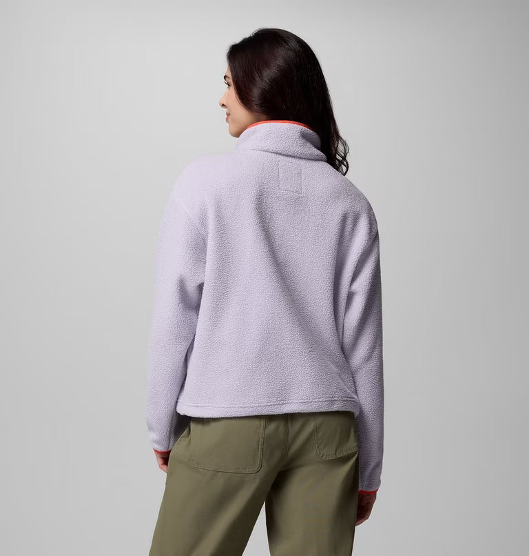 Columbia Women's Helvetia™ II Cropped Sherpa Half Snap Fleece | Columbia | Portwest - The Outdoor Shop