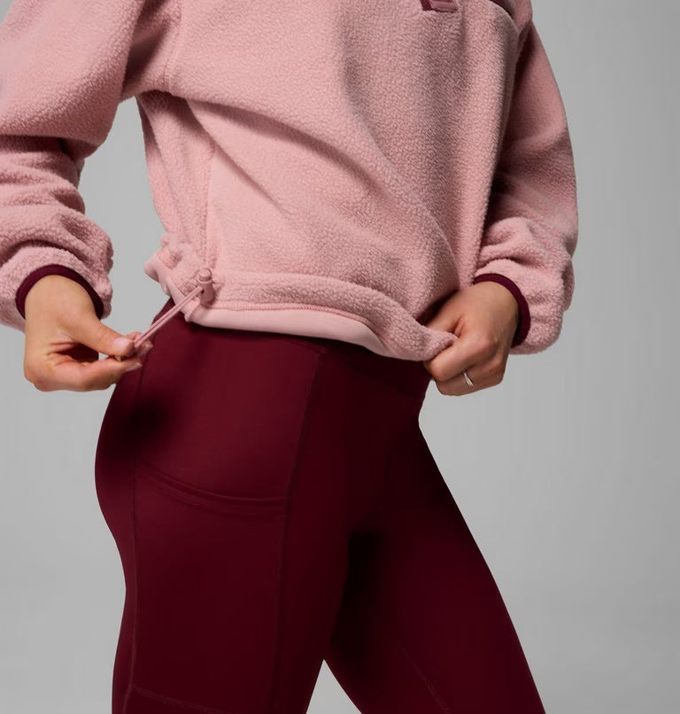 Columbia Women's Helvetia™ II Cropped Sherpa Half Snap Fleece | Columbia | Portwest - The Outdoor Shop