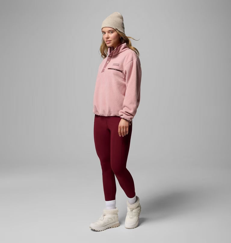 Columbia Women's Helvetia™ II Cropped Sherpa Half Snap Fleece | Columbia | Portwest - The Outdoor Shop
