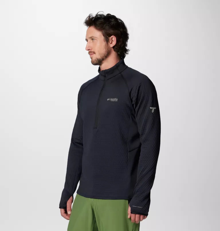 Men's Crystal Leaf™ Omni-Heat™ Helix Technical Half Zip Fleece | Columbia | Portwest - The Outdoor Shop