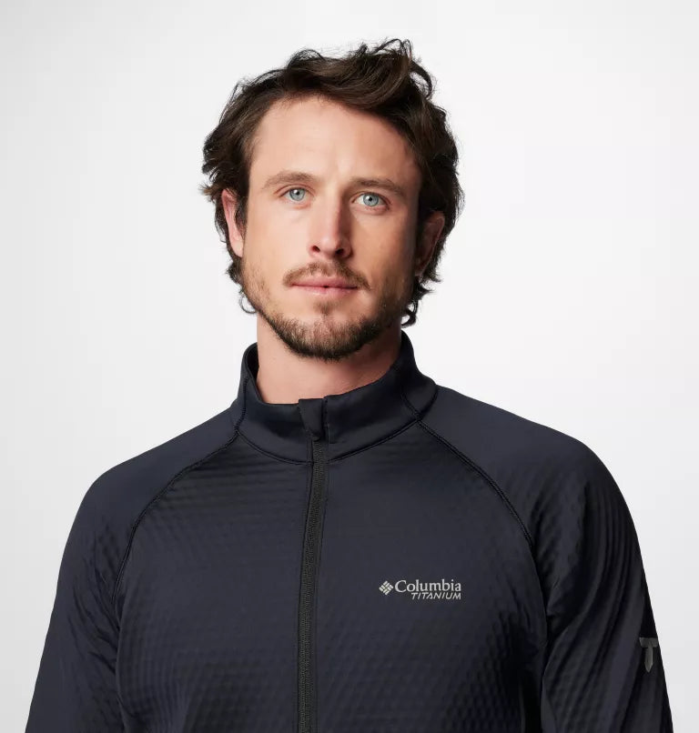 Men's Crystal Leaf™ Omni-Heat™ Helix Technical Half Zip Fleece | Columbia | Portwest - The Outdoor Shop