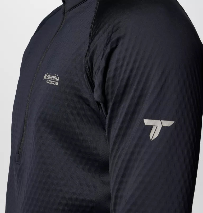 Men's Crystal Leaf™ Omni-Heat™ Helix Technical Half Zip Fleece | Columbia | Portwest - The Outdoor Shop