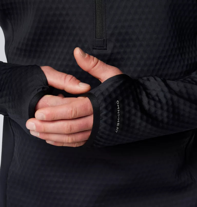 Men's Crystal Leaf™ Omni-Heat™ Helix Technical Half Zip Fleece | Columbia | Portwest - The Outdoor Shop