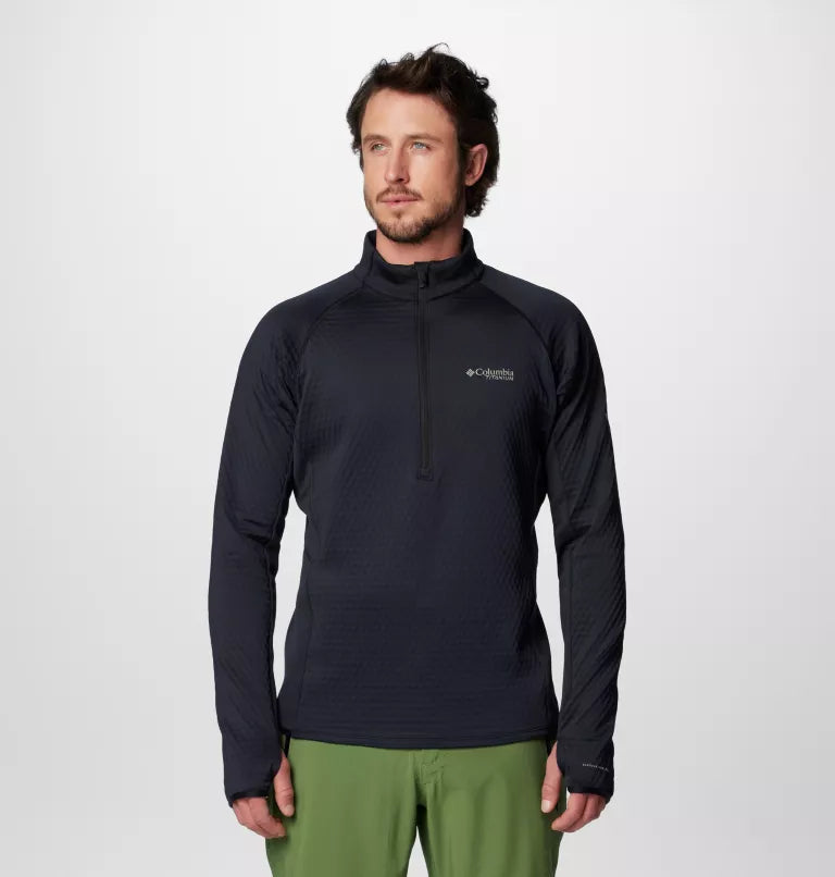 Men's Crystal Leaf™ Omni-Heat™ Helix Technical Half Zip Fleece | Columbia | Portwest - The Outdoor Shop