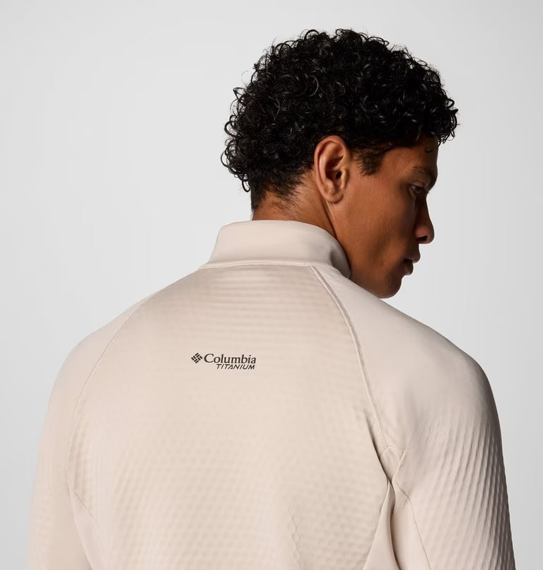 Columbia Men's Crystal Leaf Omni-Heat Helix Technical Half Zip Fleece