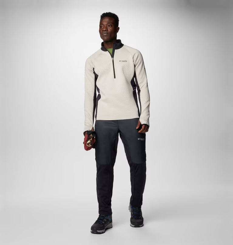 Columbia Men's Crystal Leaf Omni-Heat Helix Technical Half Zip Fleece