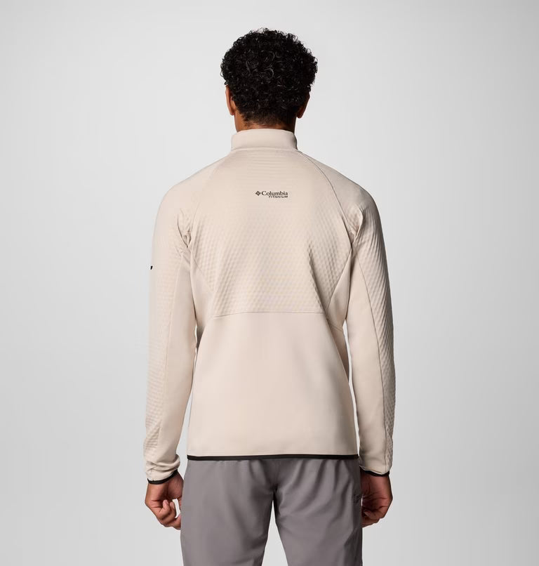 Columbia Men's Crystal Leaf Omni-Heat Helix Technical Half Zip Fleece