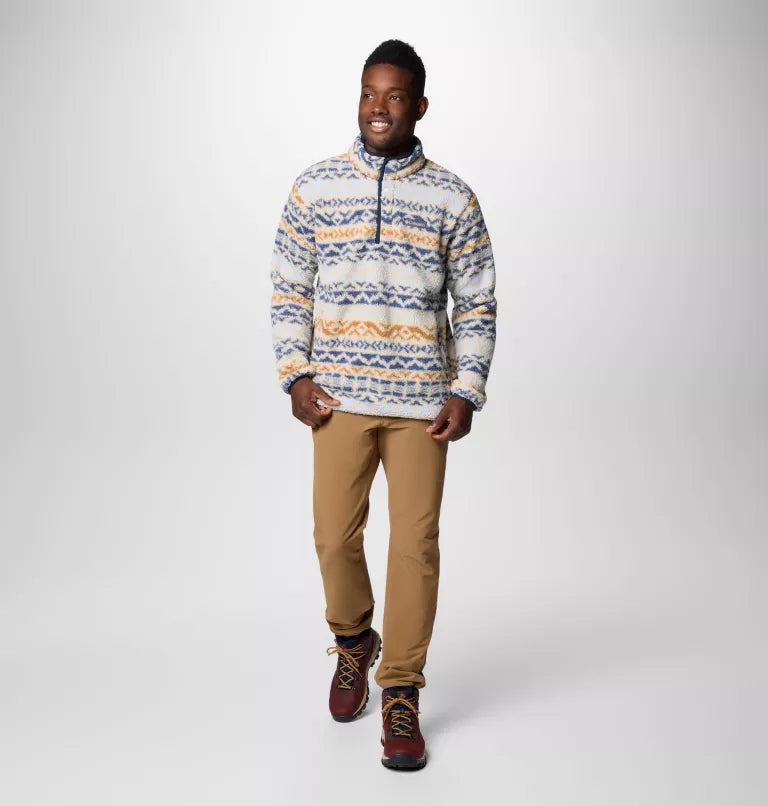 Men's Rugged Ridge™ III Printed Sherpa Half Snap Fleece | Columbia | Portwest - The Outdoor Shop