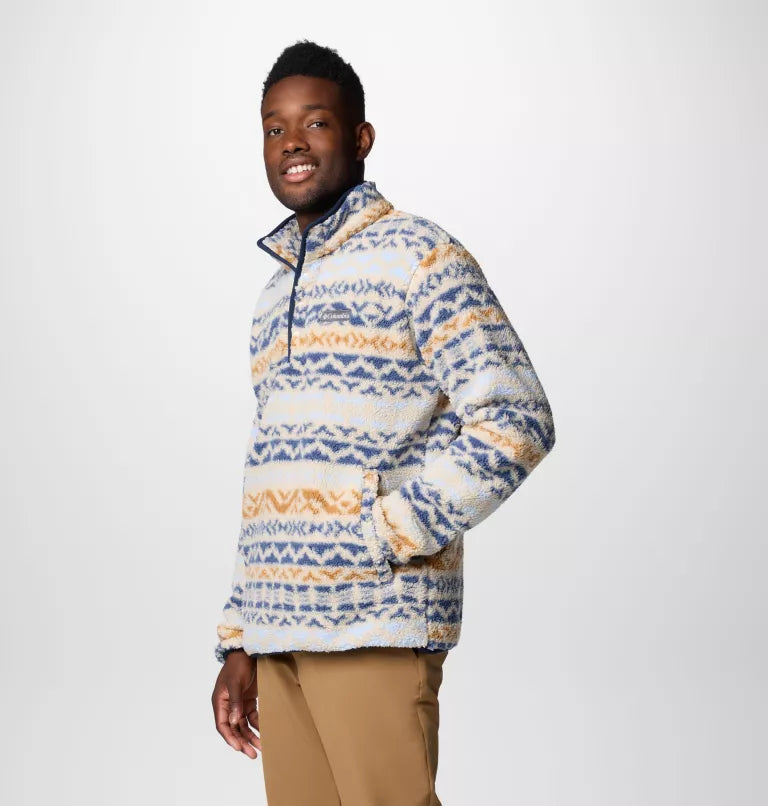 Men's Rugged Ridge™ III Printed Sherpa Half Snap Fleece | Columbia | Portwest - The Outdoor Shop