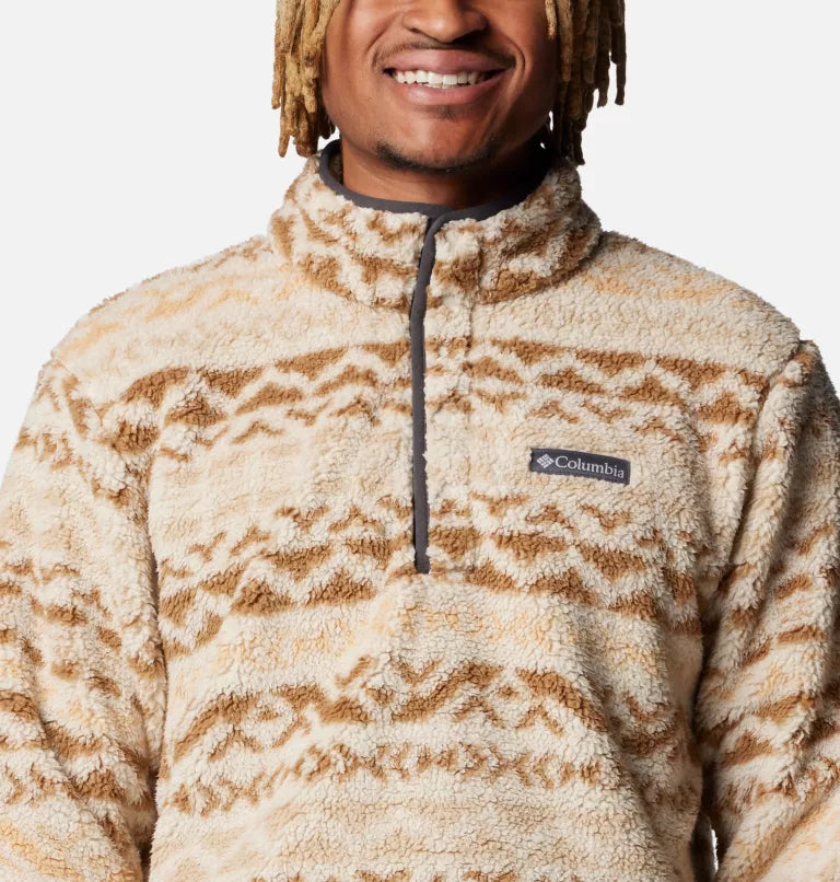Men's Rugged Ridge™ III Printed Sherpa Half Snap Fleece | Columbia | Portwest - The Outdoor Shop
