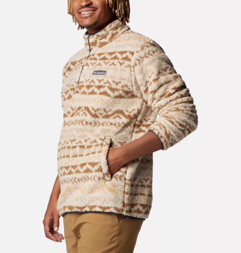 Men's Rugged Ridge™ III Printed Sherpa Half Snap Fleece | Columbia | Portwest - The Outdoor Shop
