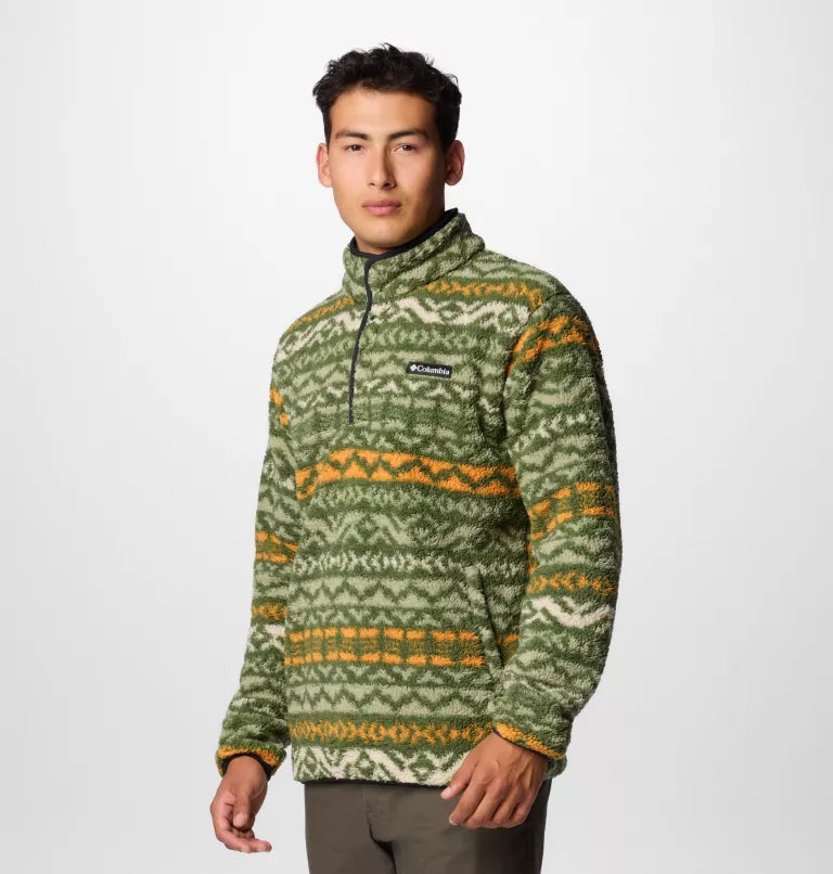 Men's Rugged Ridge™ III Printed Sherpa Half Snap Fleece | Columbia | Portwest - The Outdoor Shop