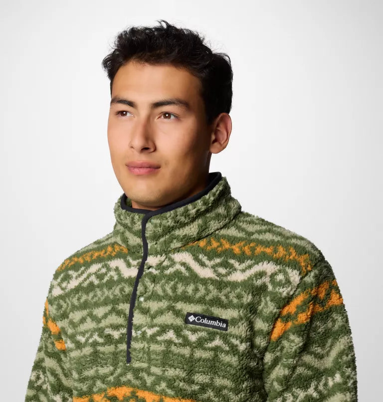 Men's Rugged Ridge™ III Printed Sherpa Half Snap Fleece | Columbia | Portwest - The Outdoor Shop
