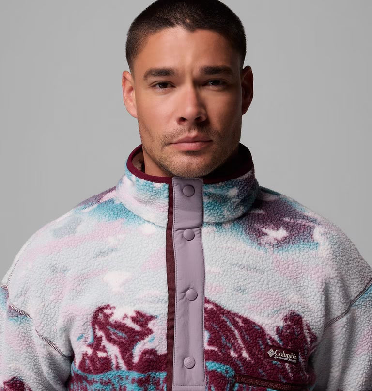 Men's Helvetia™ II Printed Half Snap Fleece | Columbia | Portwest - The Outdoor Shop