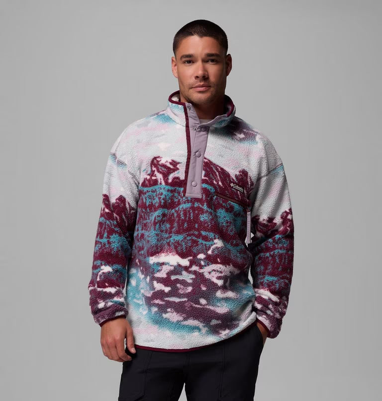 Men's Helvetia™ II Printed Half Snap Fleece | Columbia | Portwest - The Outdoor Shop