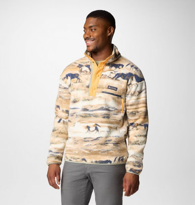 Men's Helvetia™ II Printed Half Snap Fleece | Columbia | Portwest - The Outdoor Shop