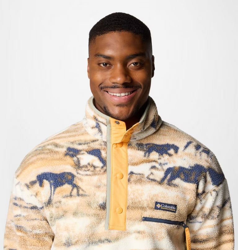 Men's Helvetia™ II Printed Half Snap Fleece | Columbia | Portwest - The Outdoor Shop