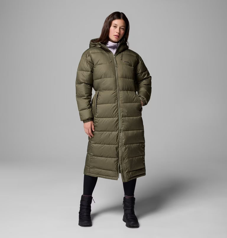 Columbia Women's Pike Lake™ III Long Hooded Puffer Jacket | Columbia | Portwest - The Outdoor Shop