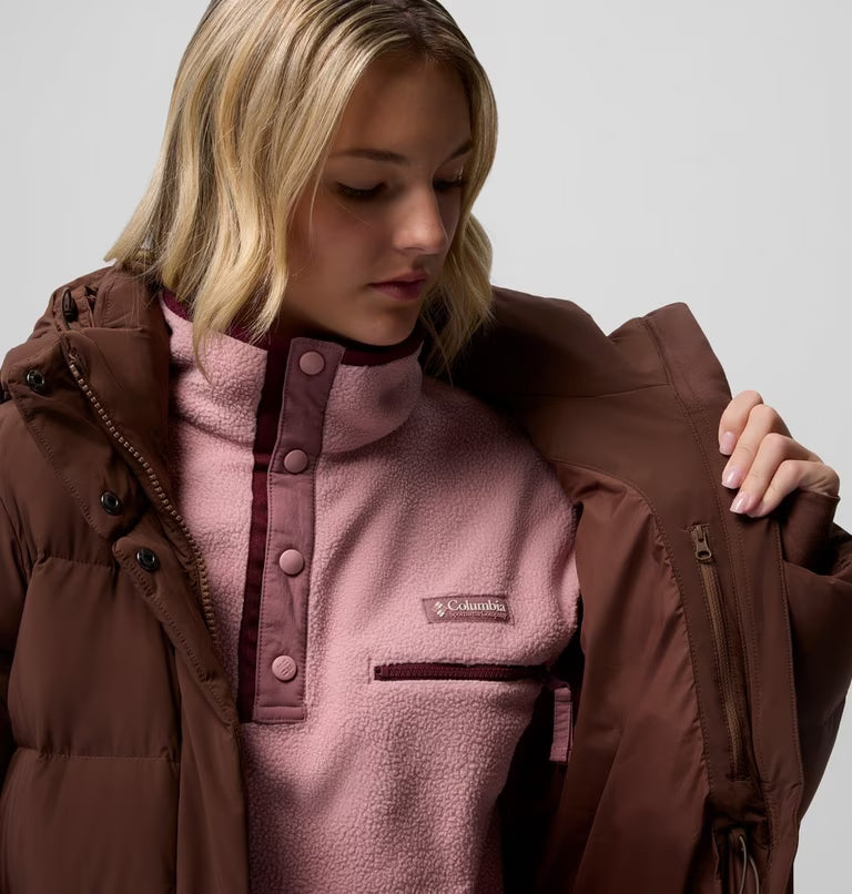 Columbia Women's Amaze Puff™ Long Hooded Down Puffer