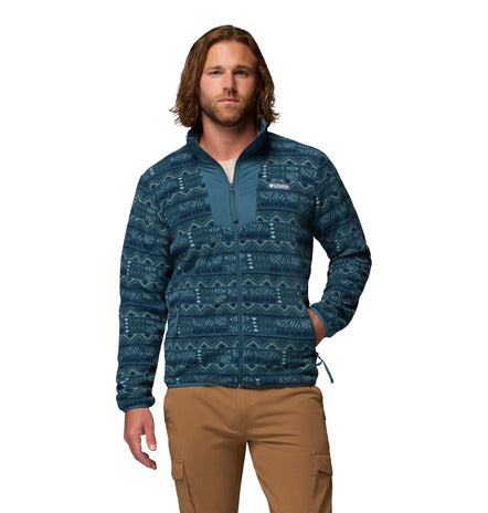 Columbia Men's Sequoia Grove™ Printed Fleece Jacket | Columbia | Portwest - The Outdoor Shop