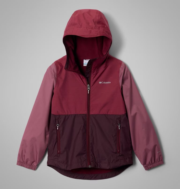 Columbia Girls' Rainy Trails III Waterproof Fleece-Lined Jacket