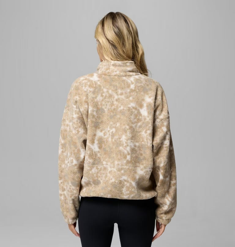 Columbia Women's Timber Meadow MTR Printed Half Zip Sherpa Fleece