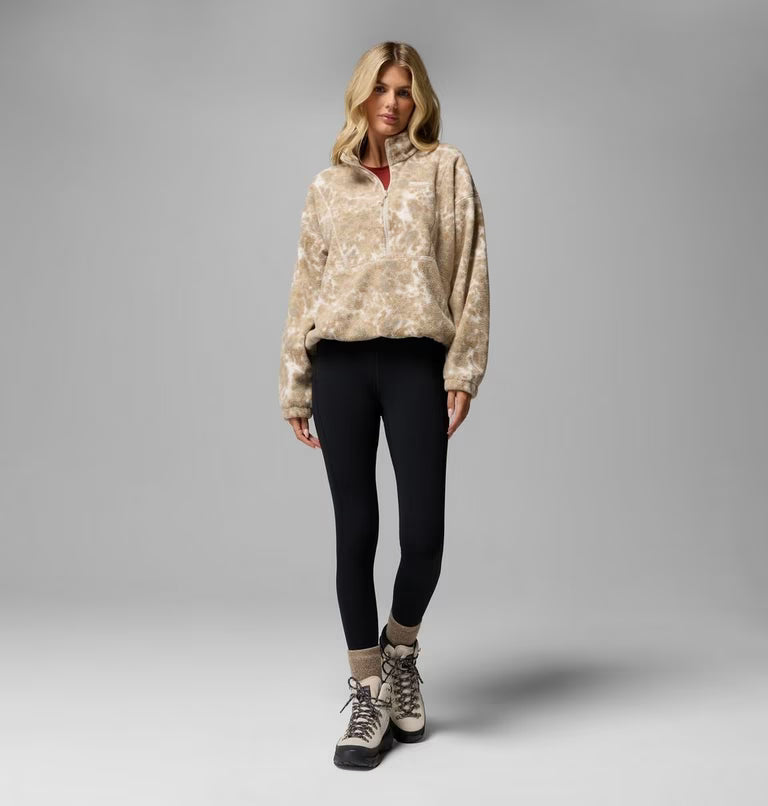 Columbia Women's Timber Meadow MTR Printed Half Zip Sherpa Fleece