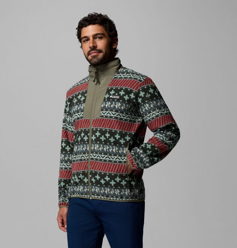 Columbia Men's Sequoia Grove II Printed Fleece Jacket
