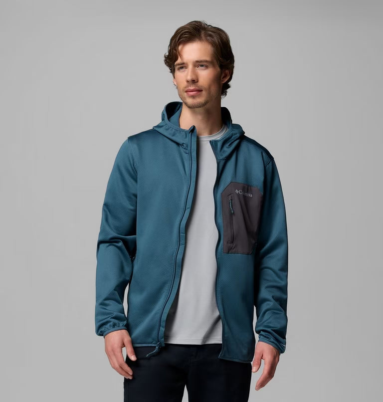 Columbia Men's Tall Heights™ Hooded Fleece Jacket | Columbia | Portwest - The Outdoor Shop