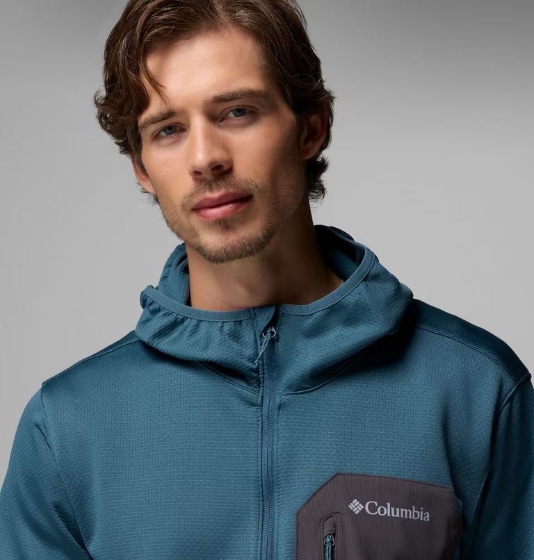 Columbia Men's Tall Heights™ Hooded Fleece Jacket | Columbia | Portwest - The Outdoor Shop