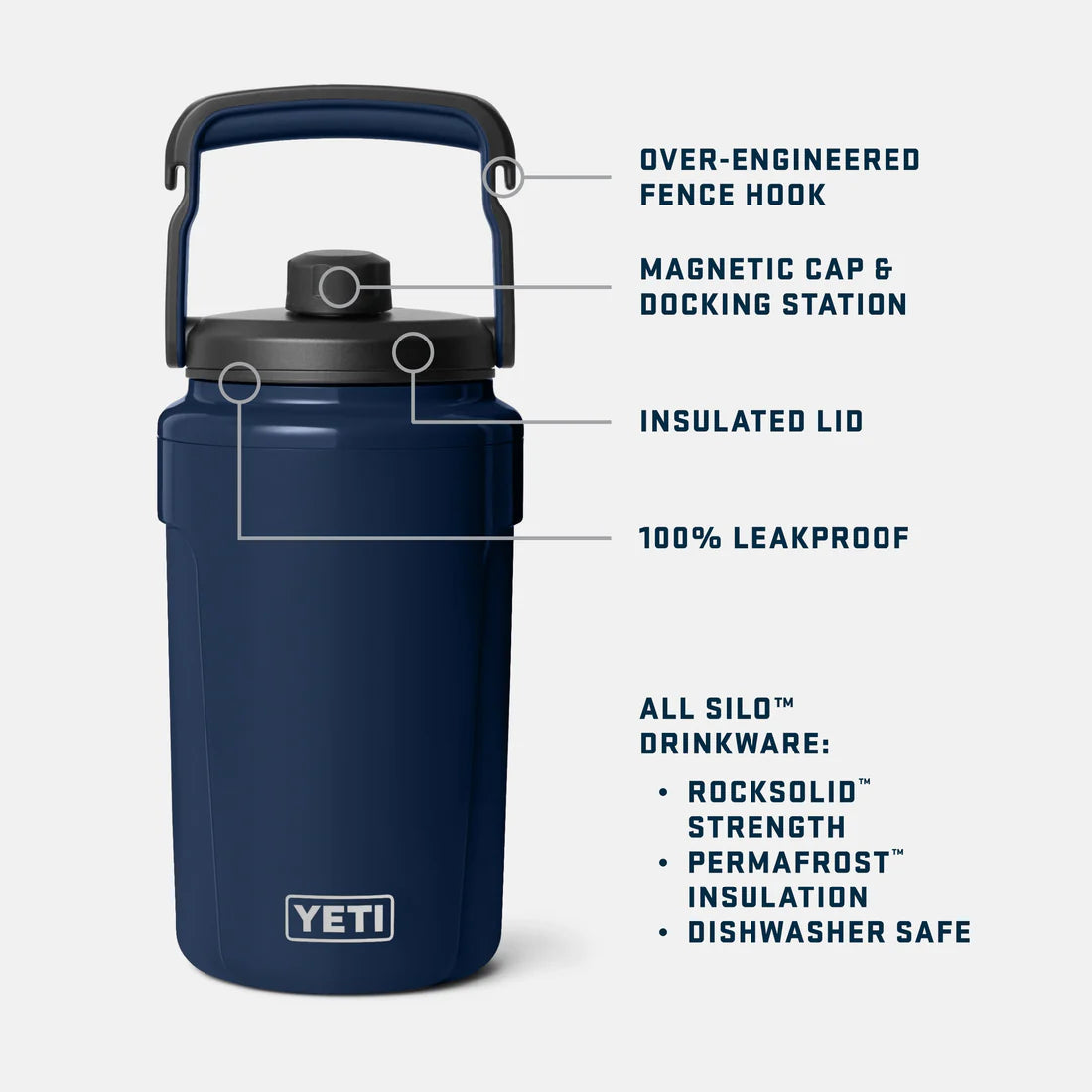 YETI Silo™ Half Gallon (1.89 L) Jug | YETI | Portwest - The Outdoor Shop