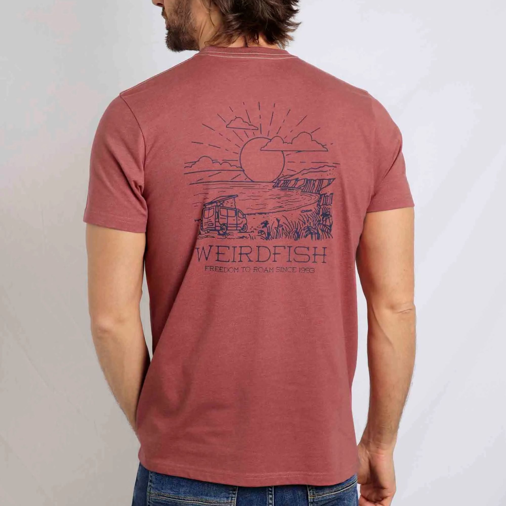 Weird Fish Romer Eco Graphic T-Shirt