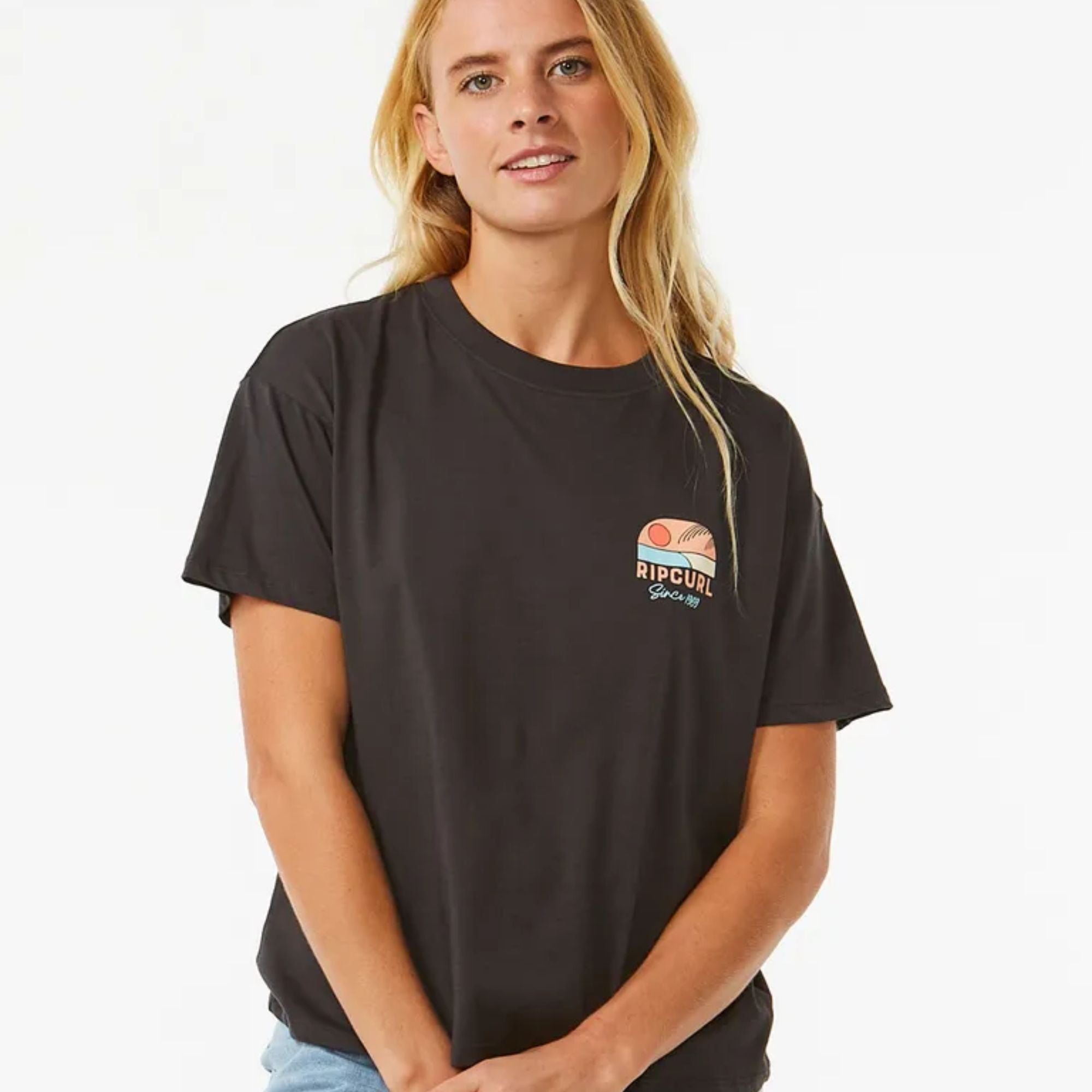 Ripcurl Women's Line Up Relaxed Tee | RIPCURL | Portwest - The Outdoor Shop