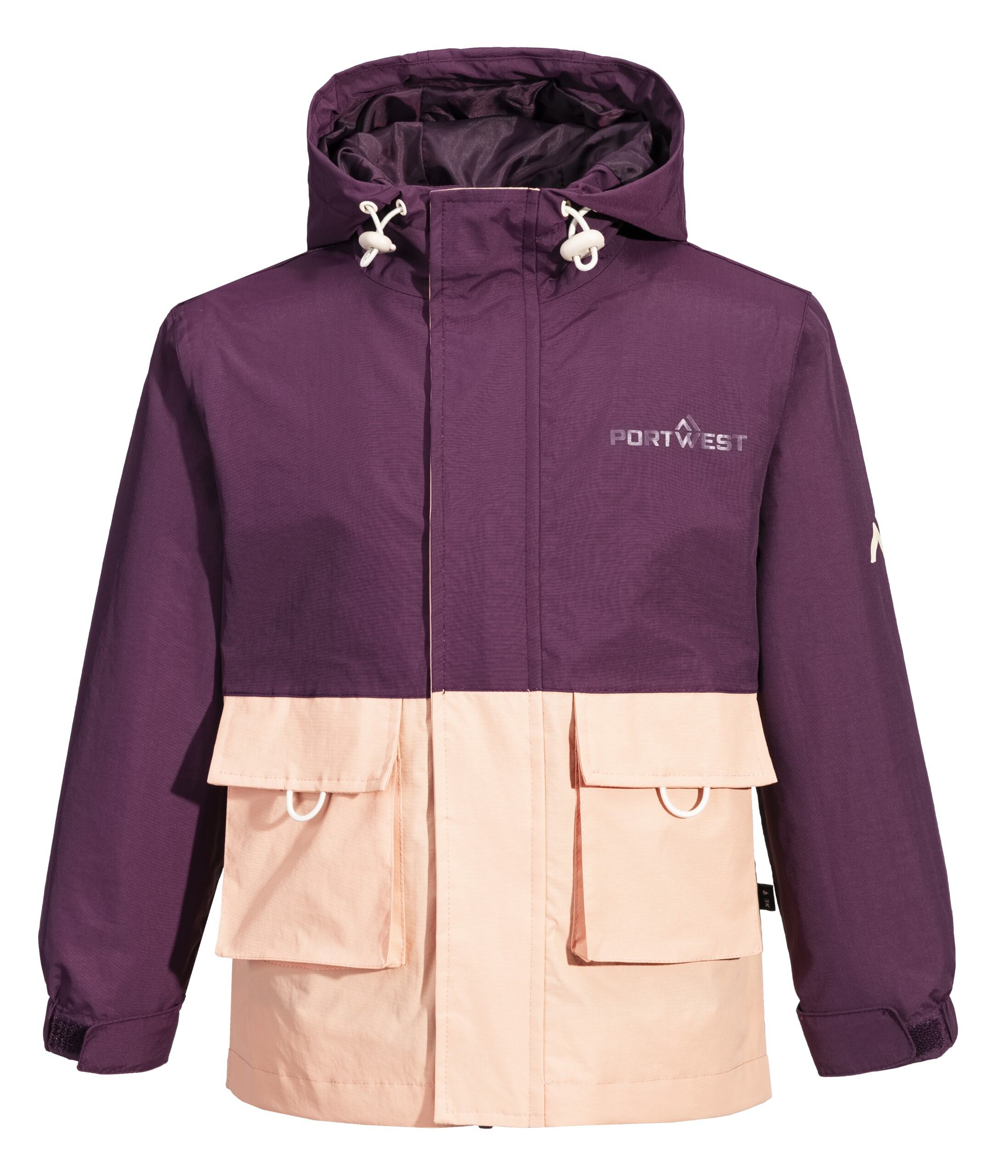 Kid's Delphi Fleece Lined Rain Jacket | Portwest | Portwest - The Outdoor Shop