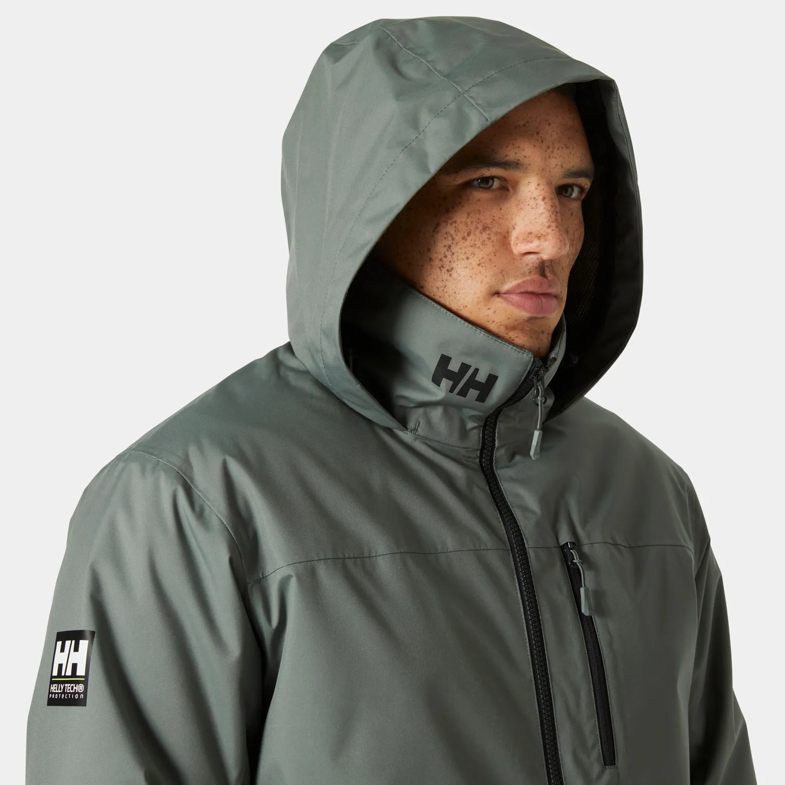 Helly Hansen Men's Crew Hooded Midlayer Sailing Jacket 2.0 | Helly Hansen | Portwest - The Outdoor Shop