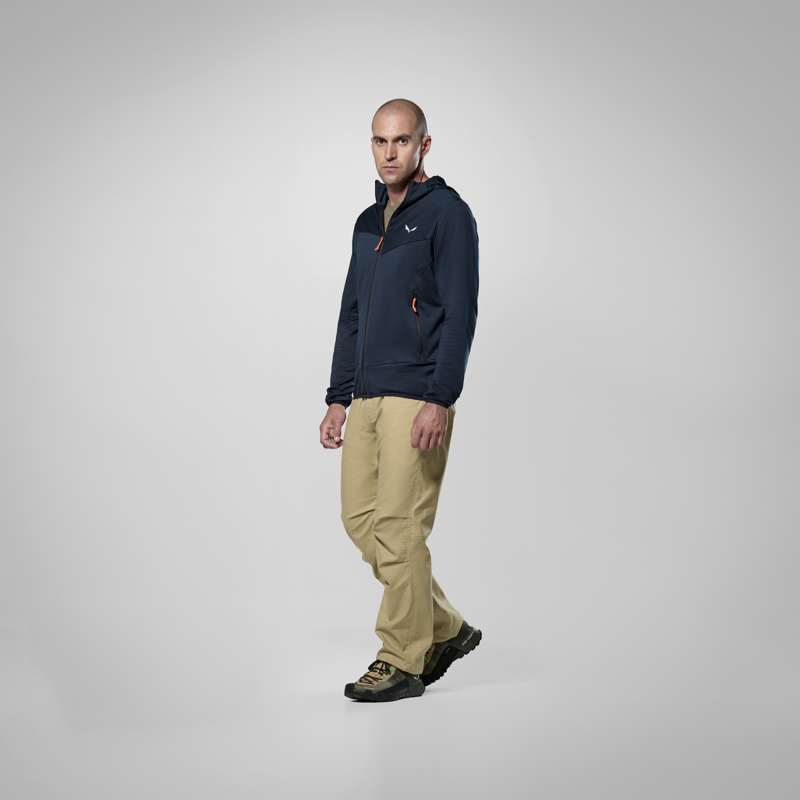 Men's Puez Altavia Polarlite Hooded Full Zip Jacket | Salewa | Portwest - The Outdoor Shop