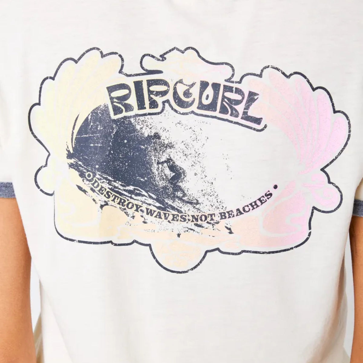 Ripcurl Women's Ringer Neon Short Sleeve Tee | RIPCURL | Portwest - The Outdoor Shop