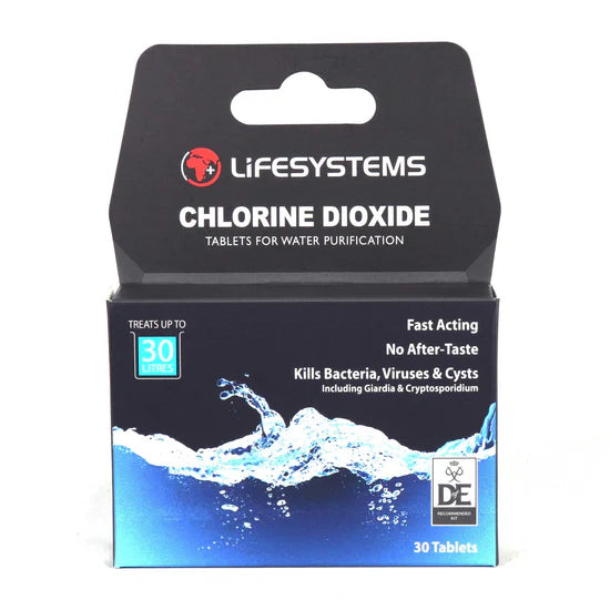 LifeSystems Chlorine Dioxide Water Purification Tablets | LifeSystems | Portwest - The Outdoor Shop