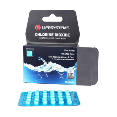 LifeSystems Chlorine Dioxide Water Purification Tablets | LifeSystems | Portwest - The Outdoor Shop