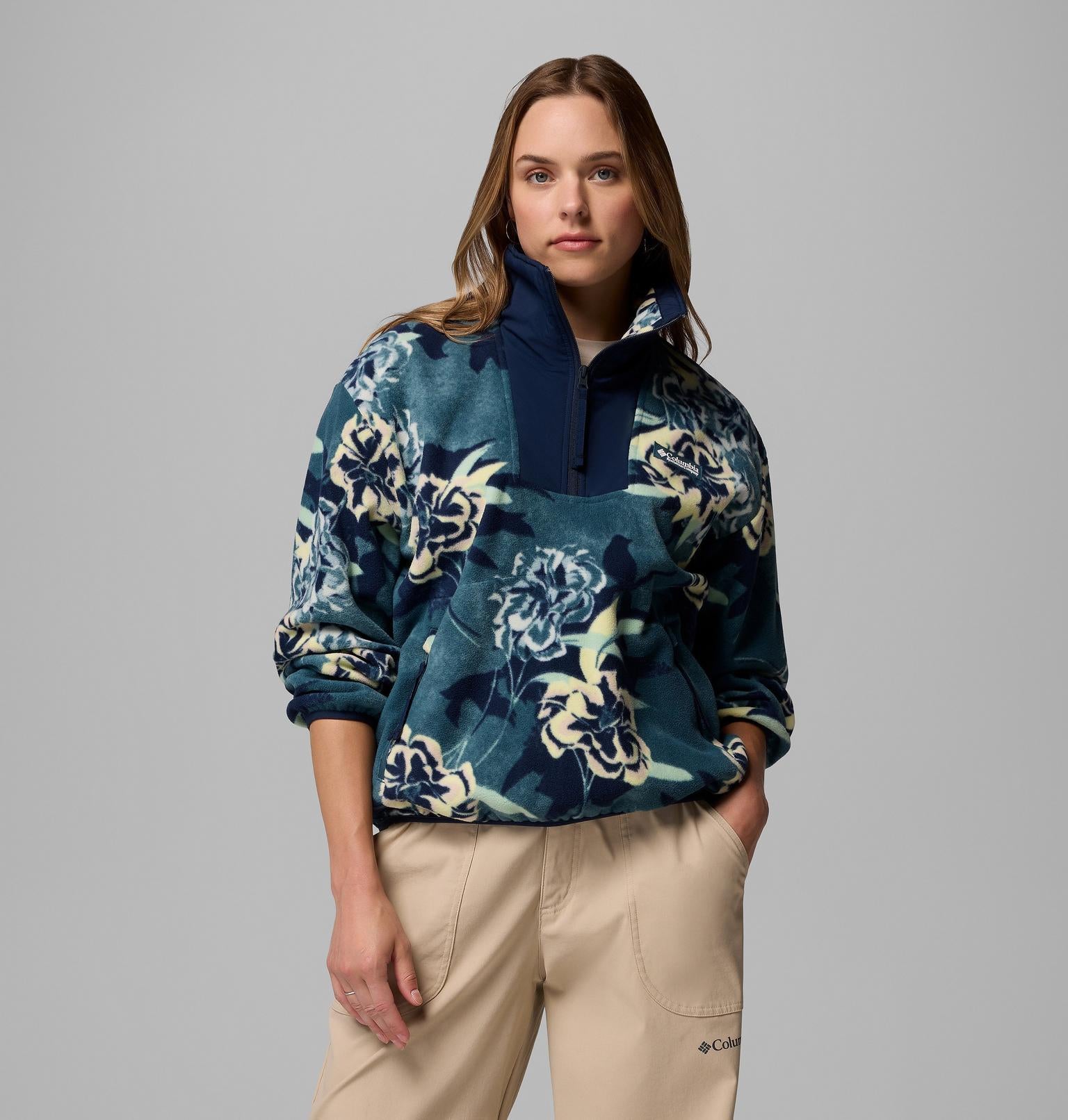 Columbia Women's Sequoia Grove™ Printed Half Zip Fleece
