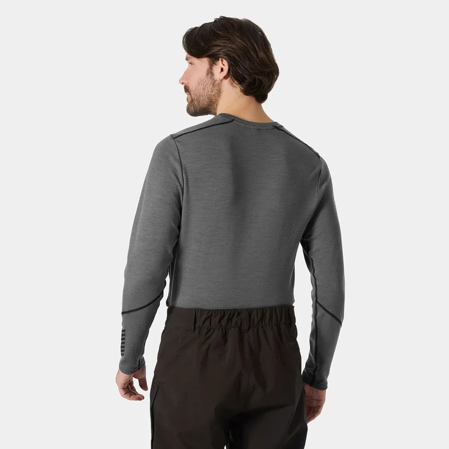 Men's LIFA® Merino Midweight Crew Base Layer | Helly Hansen | Portwest - The Outdoor Shop