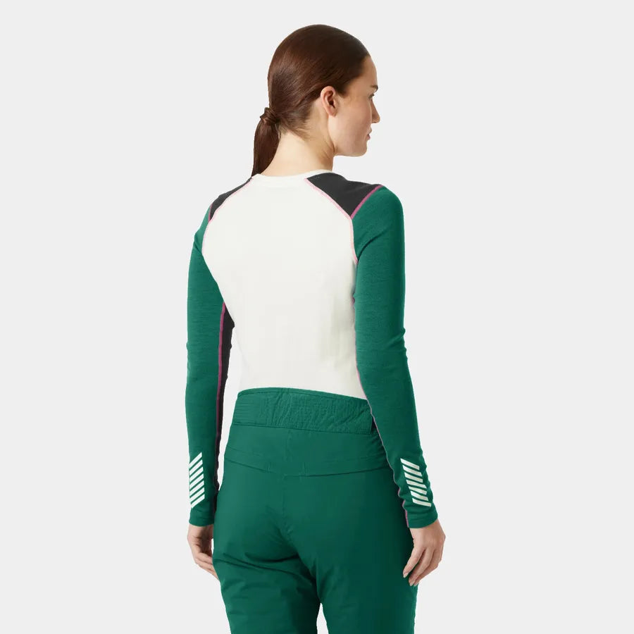 Women's LIFA® Merino Midweight Crew Base Layer | Helly Hansen | Portwest - The Outdoor Shop