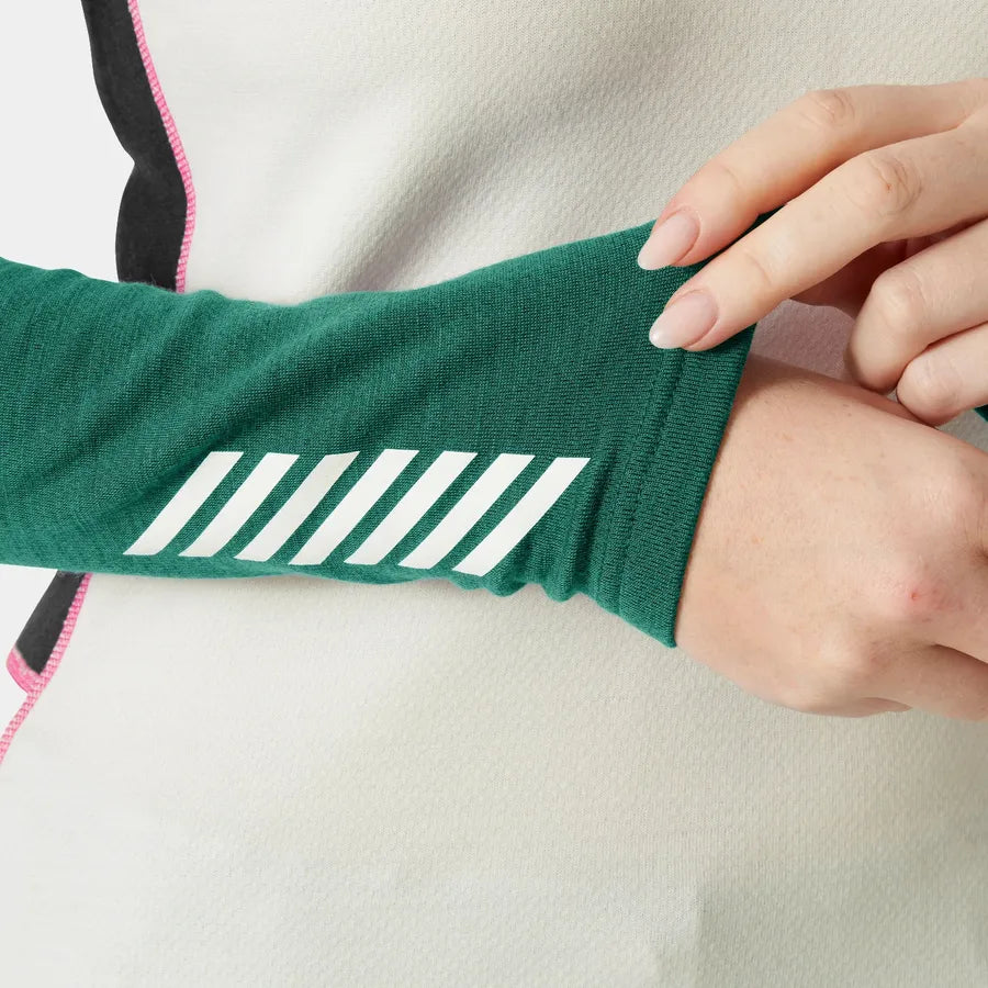 Women's LIFA® Merino Midweight Crew Base Layer | Helly Hansen | Portwest - The Outdoor Shop